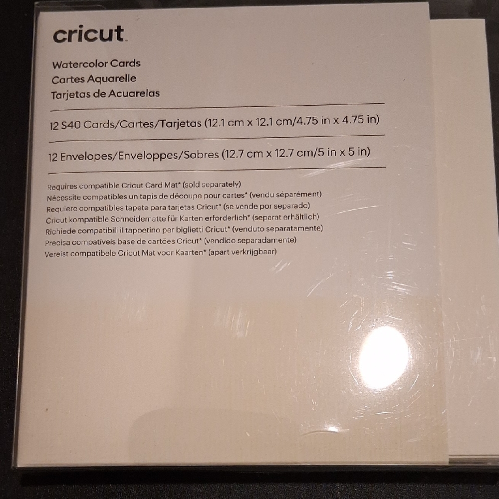 Cricut Watercolor Card Set with Envelopes